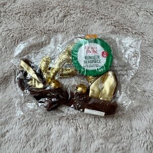 NWT Dog Pet Reindeer Headband Headpiece Size Small / Medium